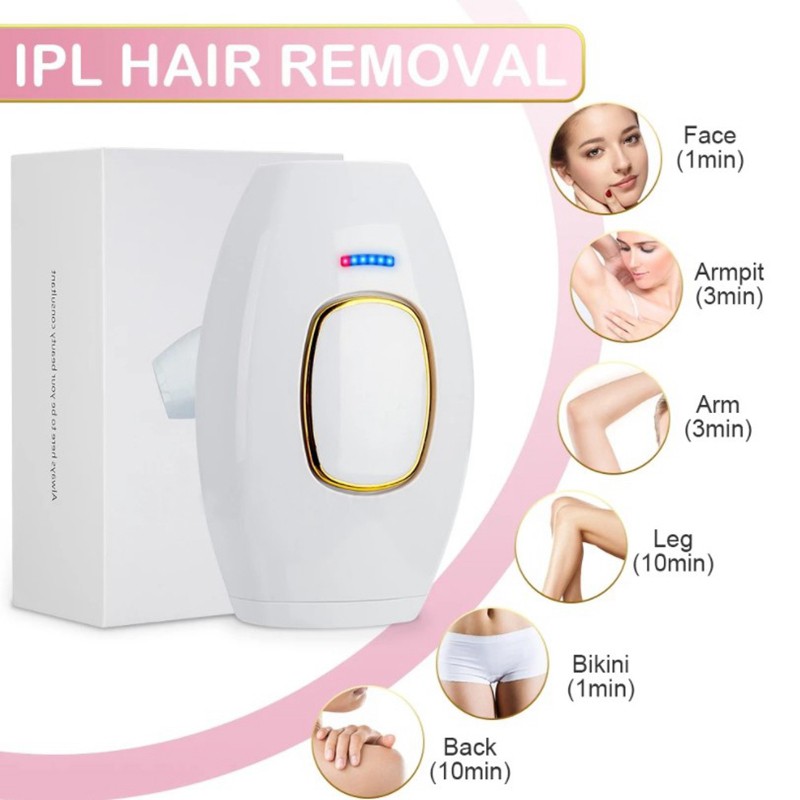 Japan Ipl Express Épilateur IPL pour femmes, 500000 flashs, appareil d'épilation du visage, rasoir