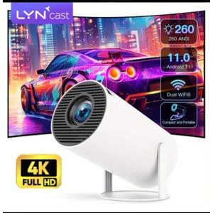 Projecteur Magcubique 4K Android 11 , Wifi 6,8000 LUMENS,1080P, 1280*720P, Home Cinéma