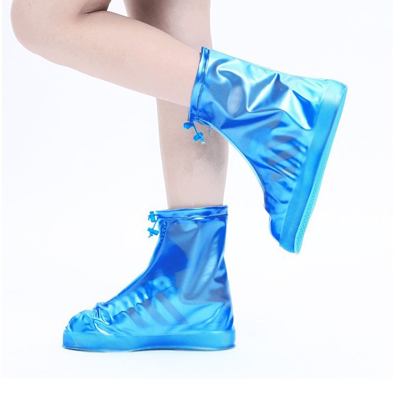 Shoe Cover Waterproof Boots Covers Rain Shoe Boots Women Shoes Cover Outdoor Non-Slip Shoe Covers Boot Covers Plastic Reusable