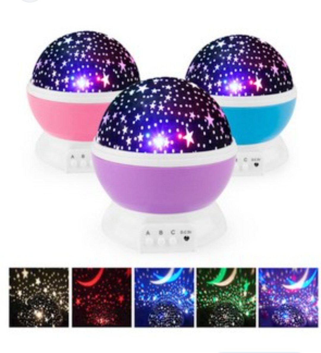 Projecteur d'étoiles rotatif à LED pour enfants, cadeau d'anniversaire, lampe de bureau pour chambre à coucher et décorations de fête de vacances