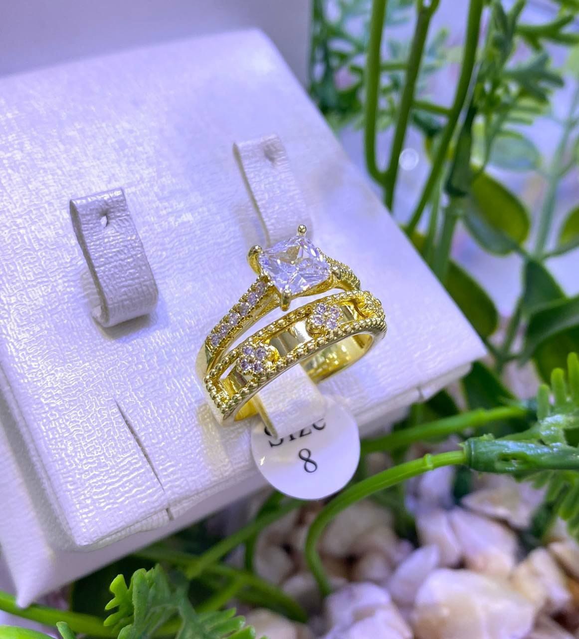 Bague en métal plaqué or pour femme, accessoires de bijoux de tempérament, cadeau de vacances exquis, mode, nouveau