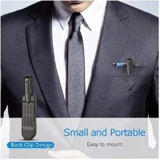 Mini caméra numérique portable, petit caméscope révélateur, micro caméra, stylo corporel, HD 2023 P, 32 Go, 1080, T189