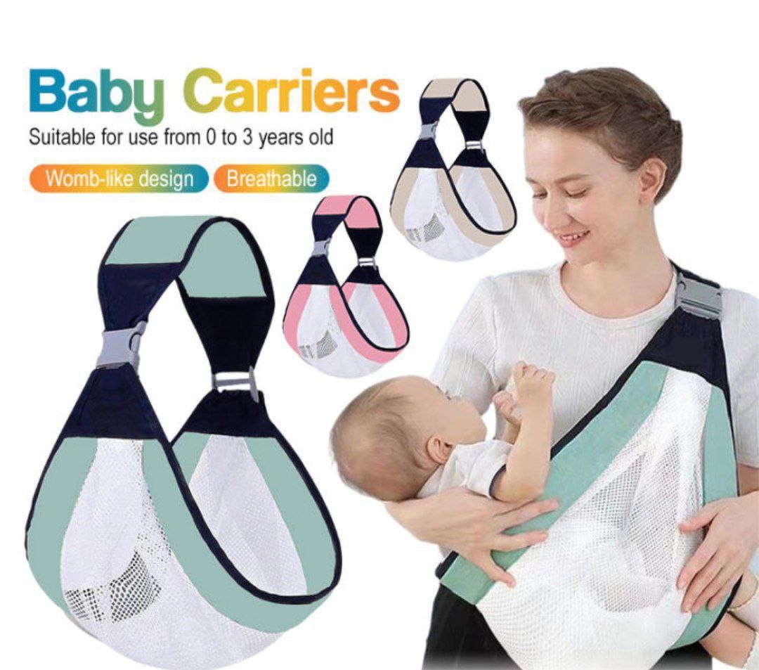 Porte-Bébé respirant Maille Porte-Bébé Respirant Bébé Porte-Transporteurs Réglable Porte-Bébé Porte-Enveloppe Bébé