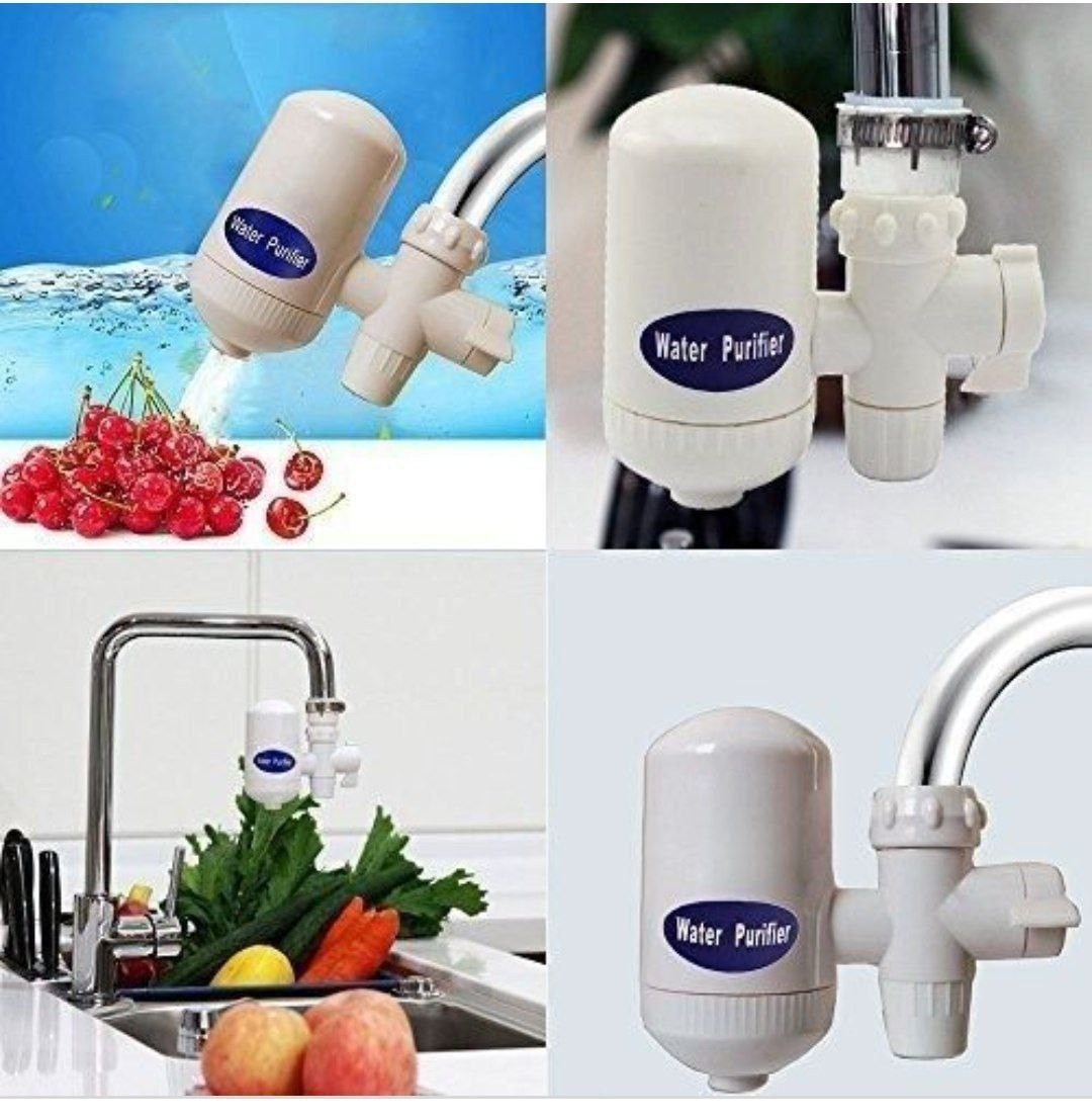 Robinet à col de cygne avec filtre de pulvérisation détaché, purificateur d'eau, sur l'évier de la cuisine