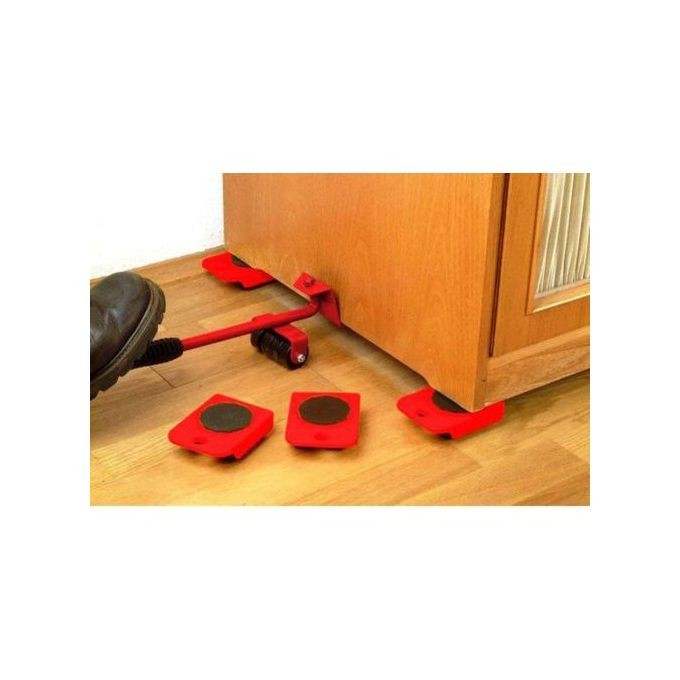 Ensemble de rouleaux de transport mobiles pour meubles, outil de levage rapide, poulie de déménagement, roue de levage