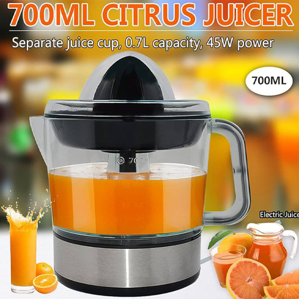 Extracteur électrique de jus d'orange et de citron, grande capacité, 700ML, pour la maison,Presse-fruits électrique multifonctionnel Ju479, presse-agrumes automatique, mélangeur domestique pour orange