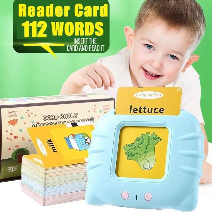 Jouets d'apprentissage de l'anglais pour enfants, éducation intelligente, livre électronique audio, carte flash, machine de lecture, livre d'étude Montessori