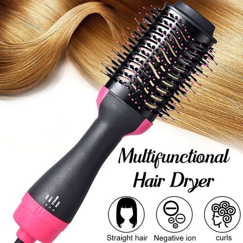 Brosse lissante 1200 watts 3 en 1, Peigne à Air chaud automatique pour boucler ou lisser les cheveux, peigne lisse, Massage de la tête,sèche-cheveux électrique, peigne de coiffure, livraison gratuite