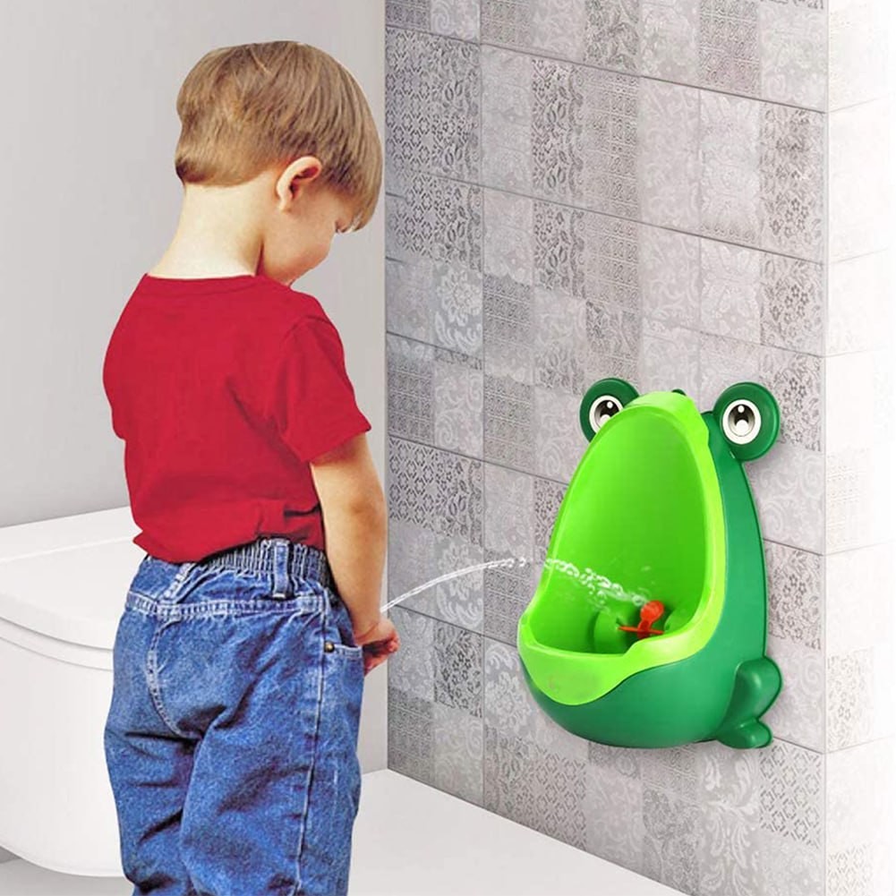 Pot Mural en Forme de Grenouille pour Bébé Garçon, Urinoir Vertical, Support d'Aspiration, Standard, Formation aux Toilettes
