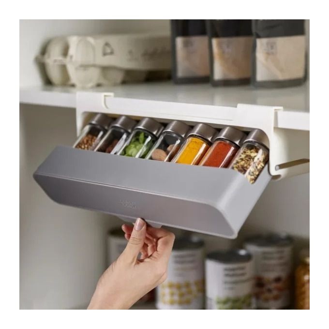 Étagère de rangement murale auto-adhésive pour bouteilles d'épices