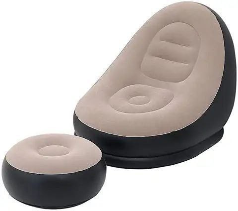 Chaise longue gonflable pliable, chaise longue paresseuse, canapé d'air pour salon intérieur, chambre à coucher, voyage en plein air, camping, pique-nique