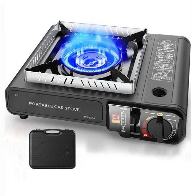 Poêle d'extérieur pour la cuisine, petite Cassette, brûleur unique, Camping, Portable, four de cuisine pour le Camping en intérieur et en extérieur