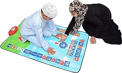 Tapis de prière Intelligent pour enfants, tapis de prière Salah parlant de musique, électronique Intelligent, enseignement de la prière musulmane interactif